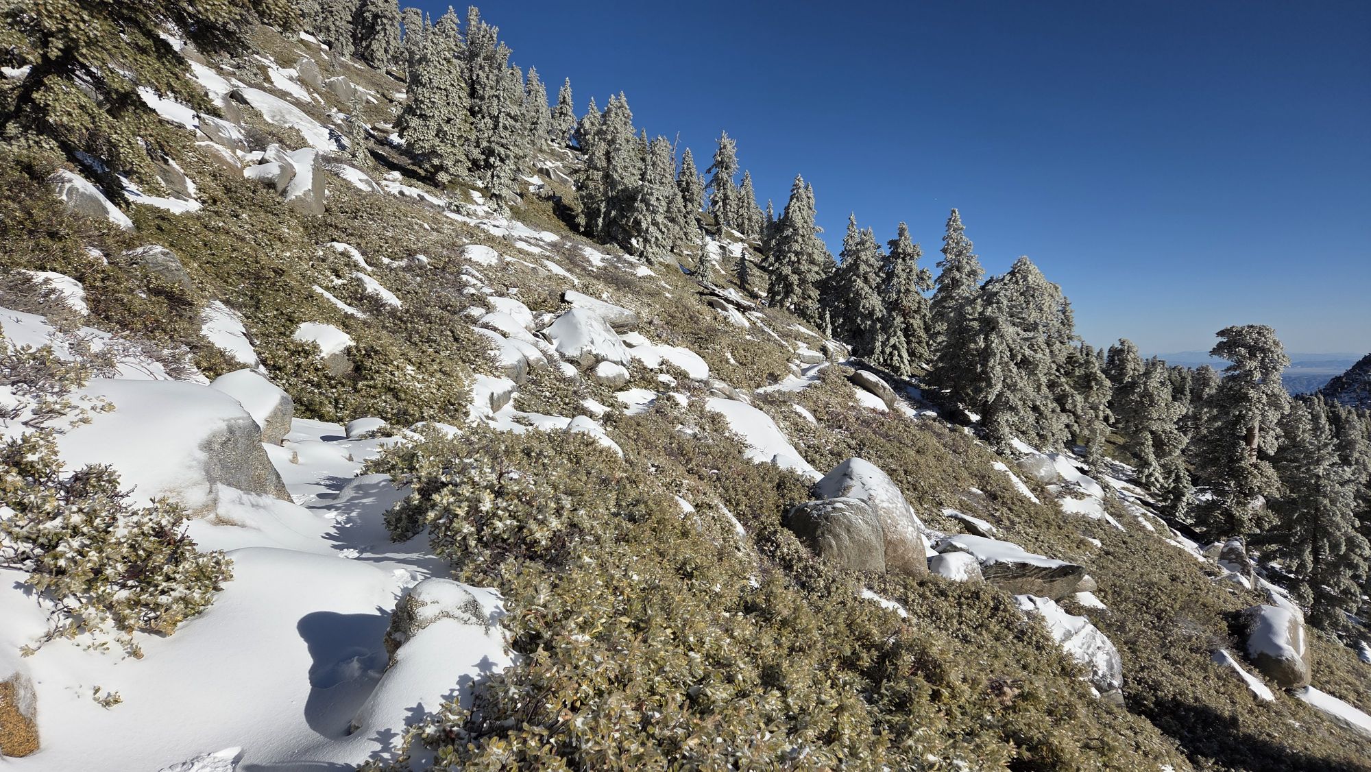 Snow and trail update 30th December 2025 – San Jacinto Trail Report